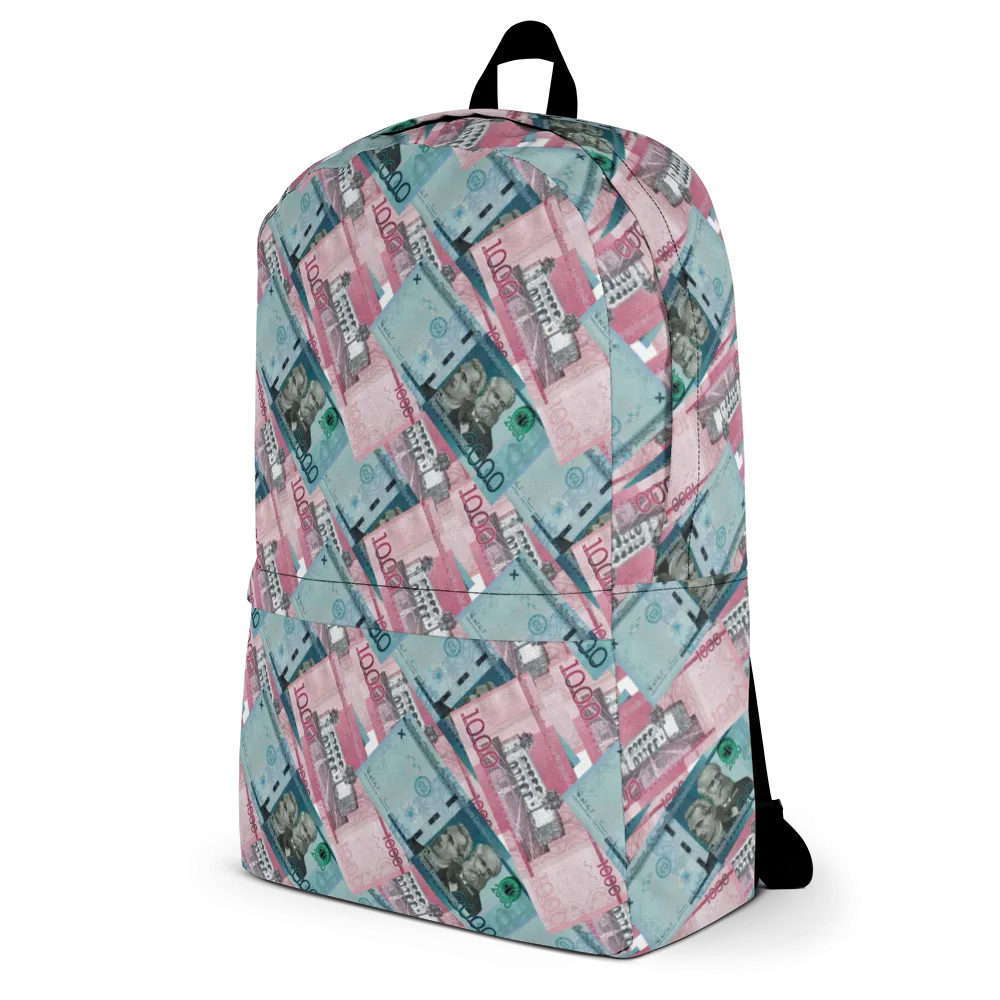 1000 y 2000 Dominican Pesos All-Over Print Backpack