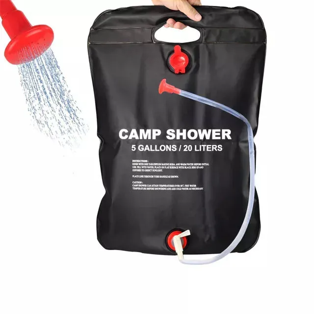 20L Outdoor Camping Solar Heated Shower Bag