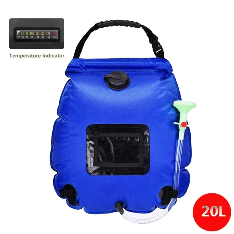 20L Outdoor Camping Solar Heated Shower Bag