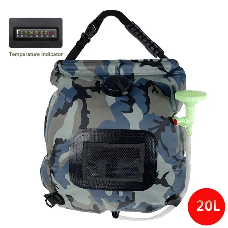 20L Outdoor Camping Solar Heated Shower Bag
