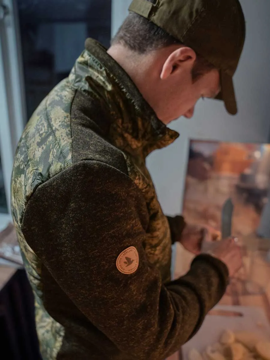 50% OFF SEELAND Theo Hybrid Camo Jacket - Mens - Pine green & InVis green - Sizes: 2XL & 3XL