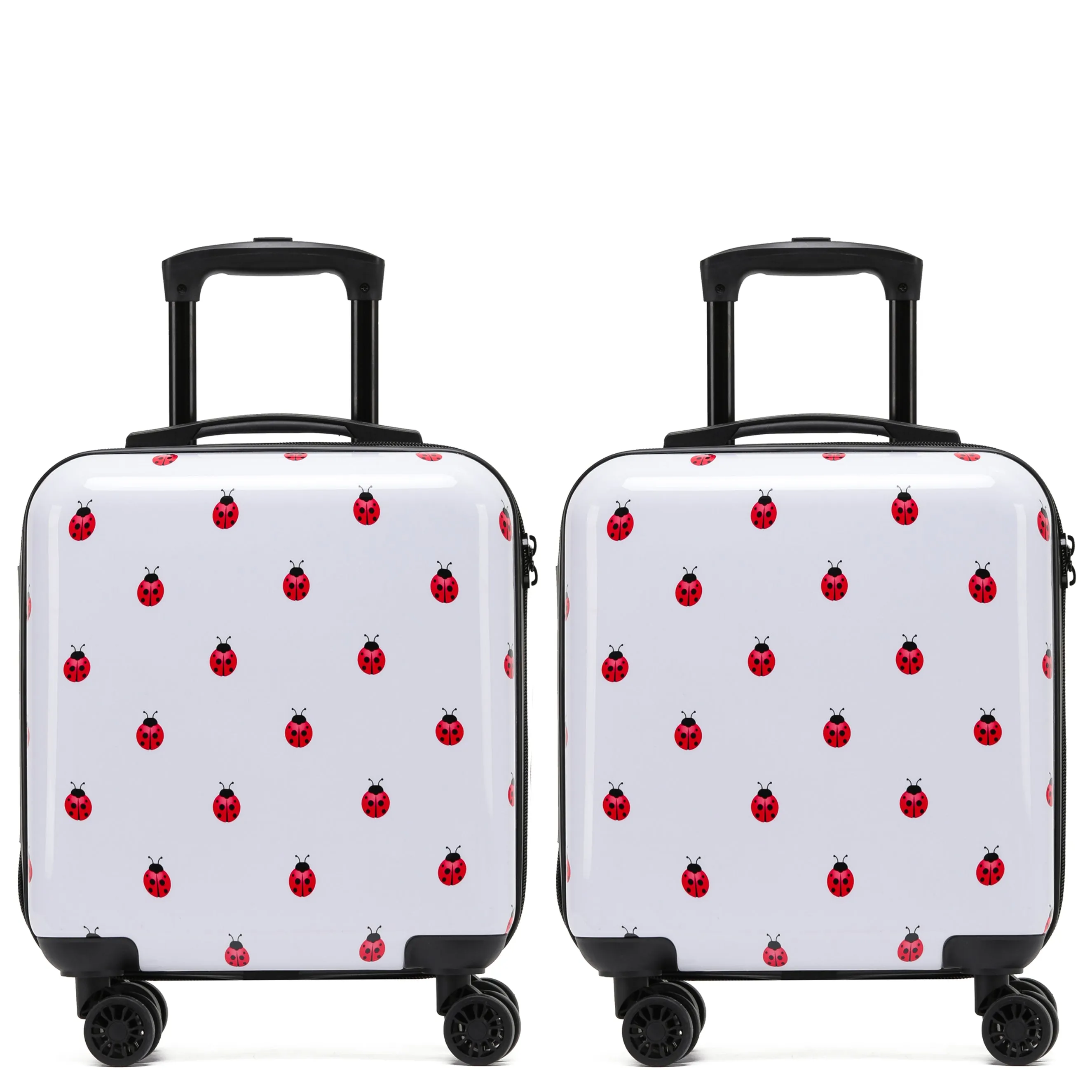 8 Wheel Hard Case Suitcases TSA Lock - Underseat Overhead Cabin & Large Check-in