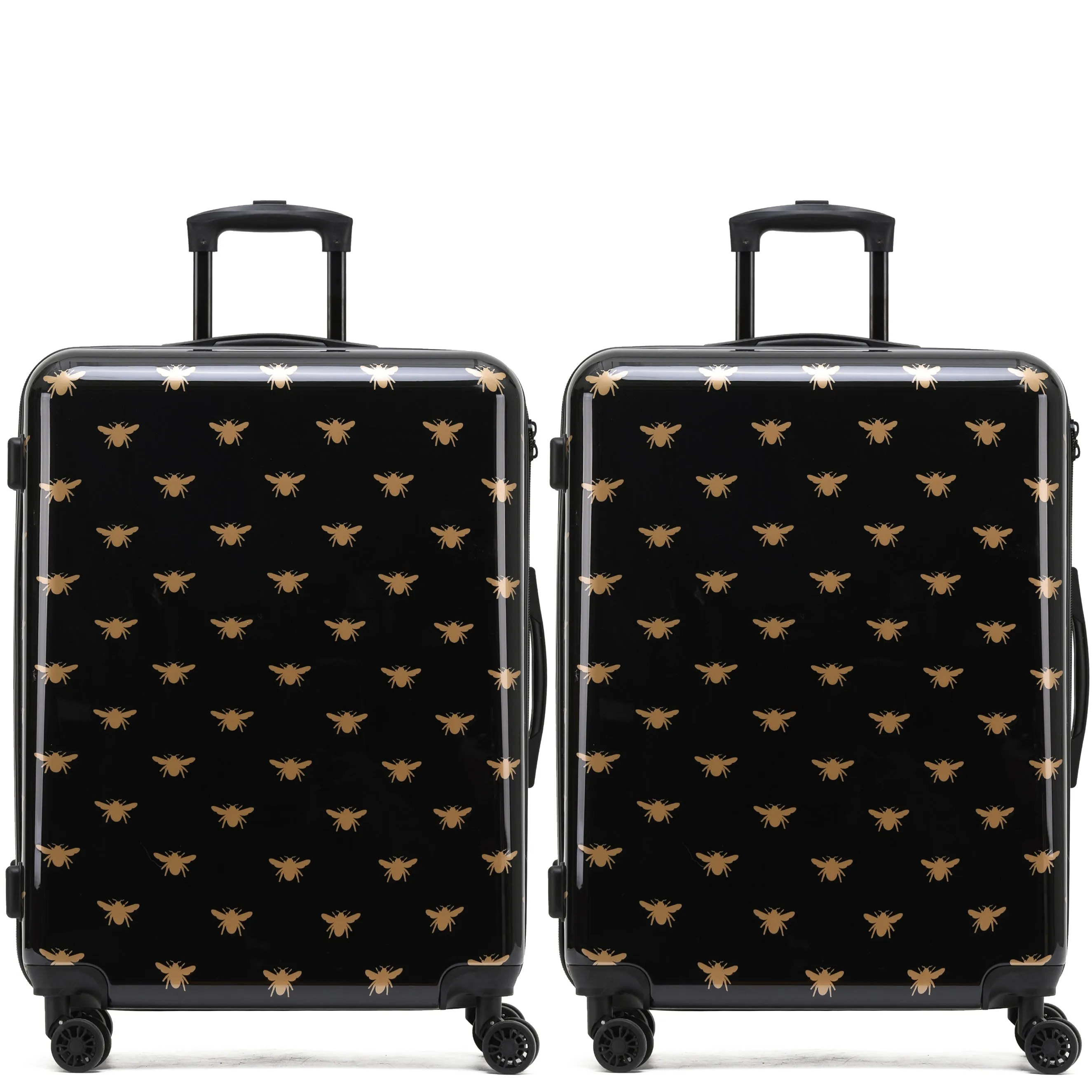 8 Wheel Hard Case Suitcases TSA Lock - Underseat Overhead Cabin & Large Check-in