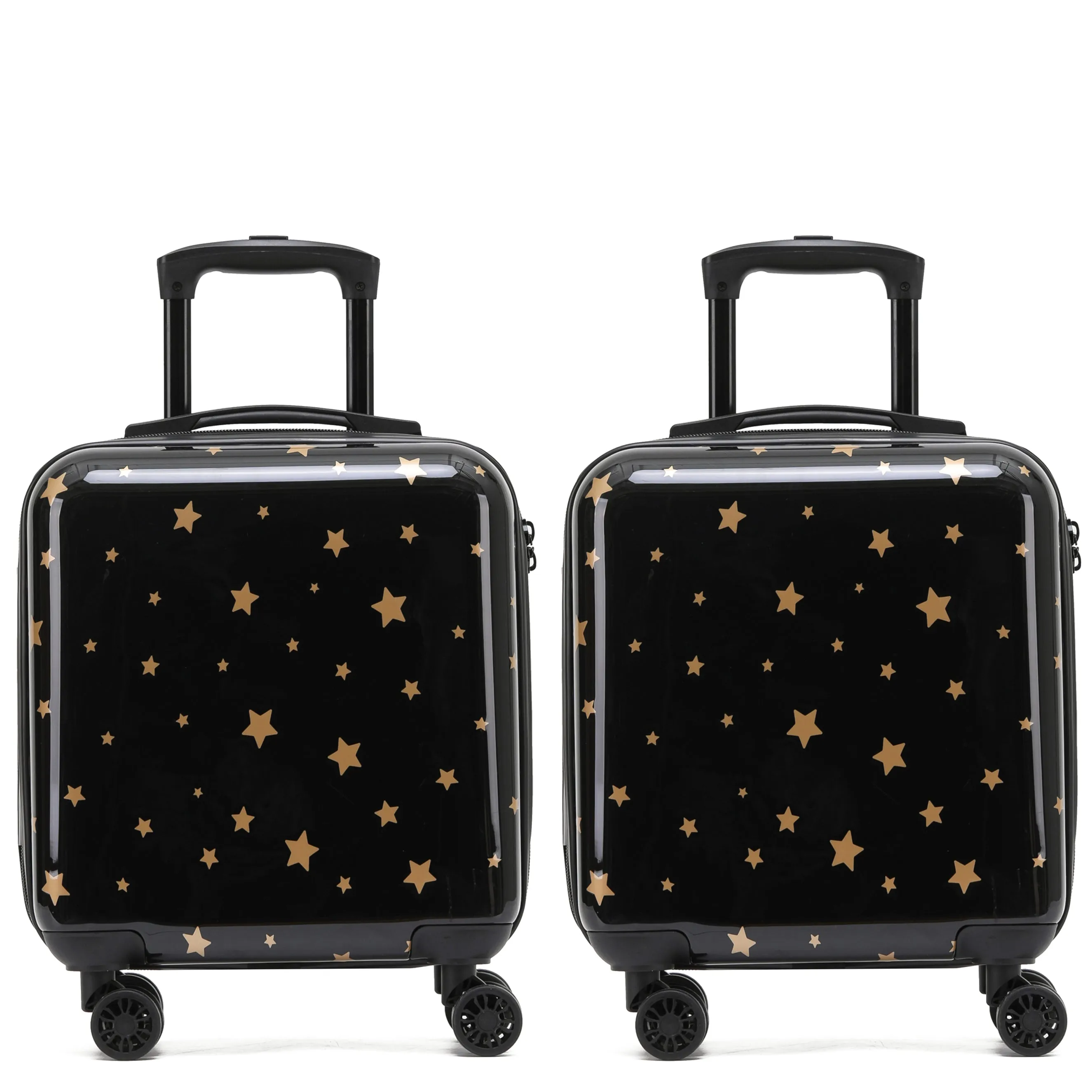 8 Wheel Hard Case Suitcases TSA Lock - Underseat Overhead Cabin & Large Check-in