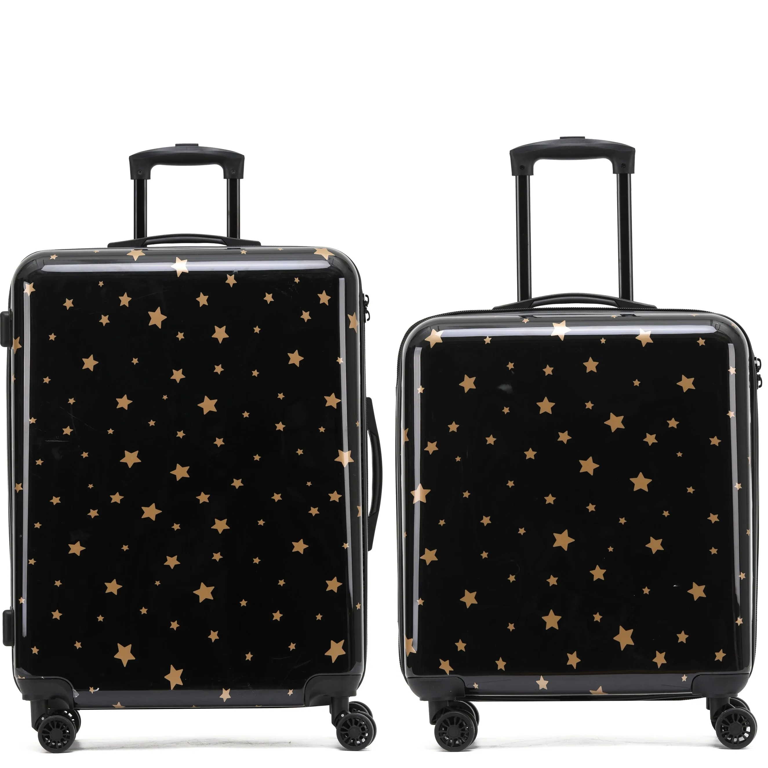 8 Wheel Hard Case Suitcases TSA Lock - Underseat Overhead Cabin & Large Check-in