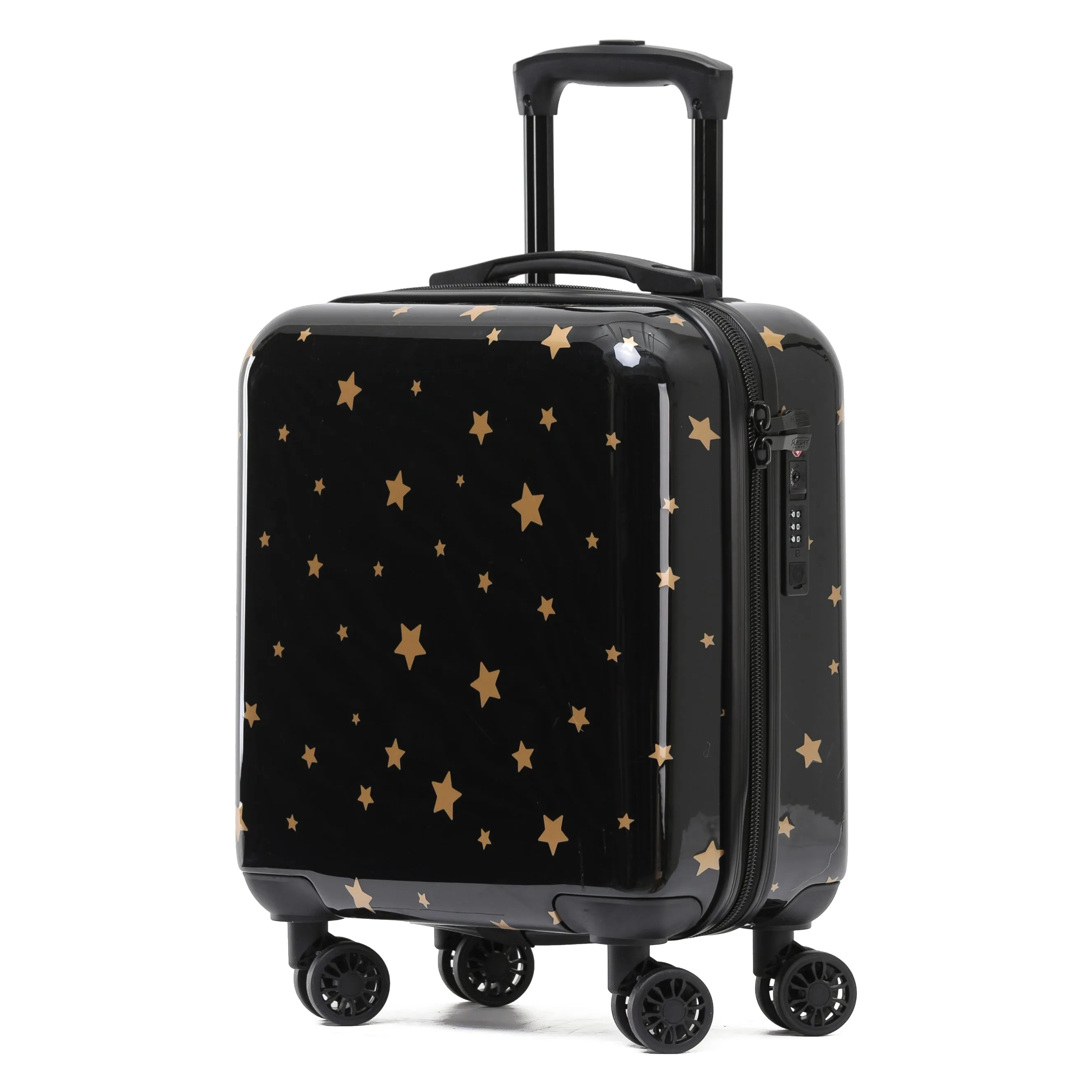 8 Wheel Hard Case Suitcases TSA Lock - Underseat Overhead Cabin & Large Check-in