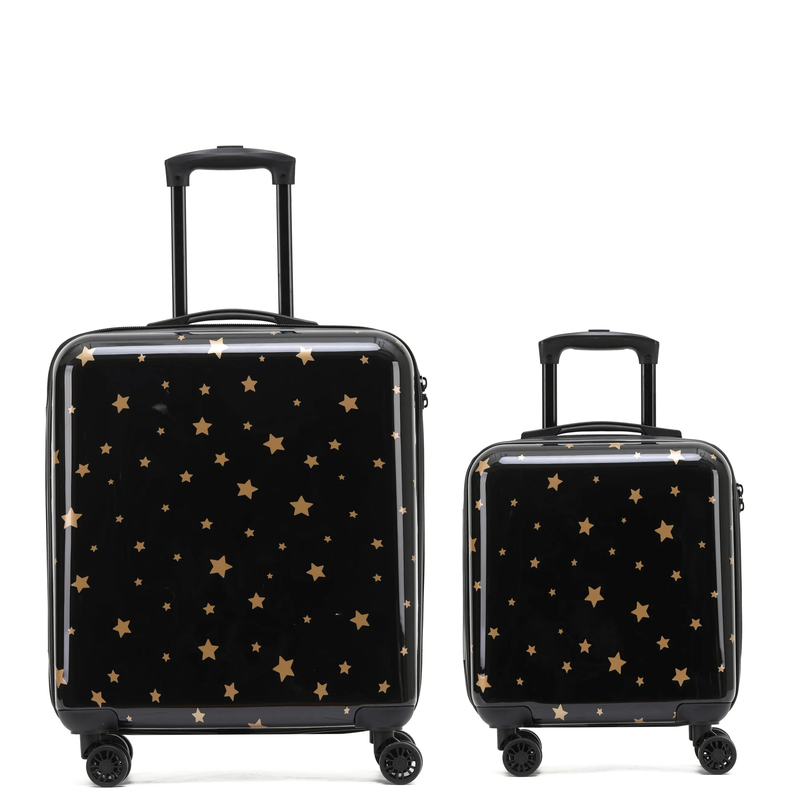 8 Wheel Hard Case Suitcases TSA Lock - Underseat Overhead Cabin & Large Check-in