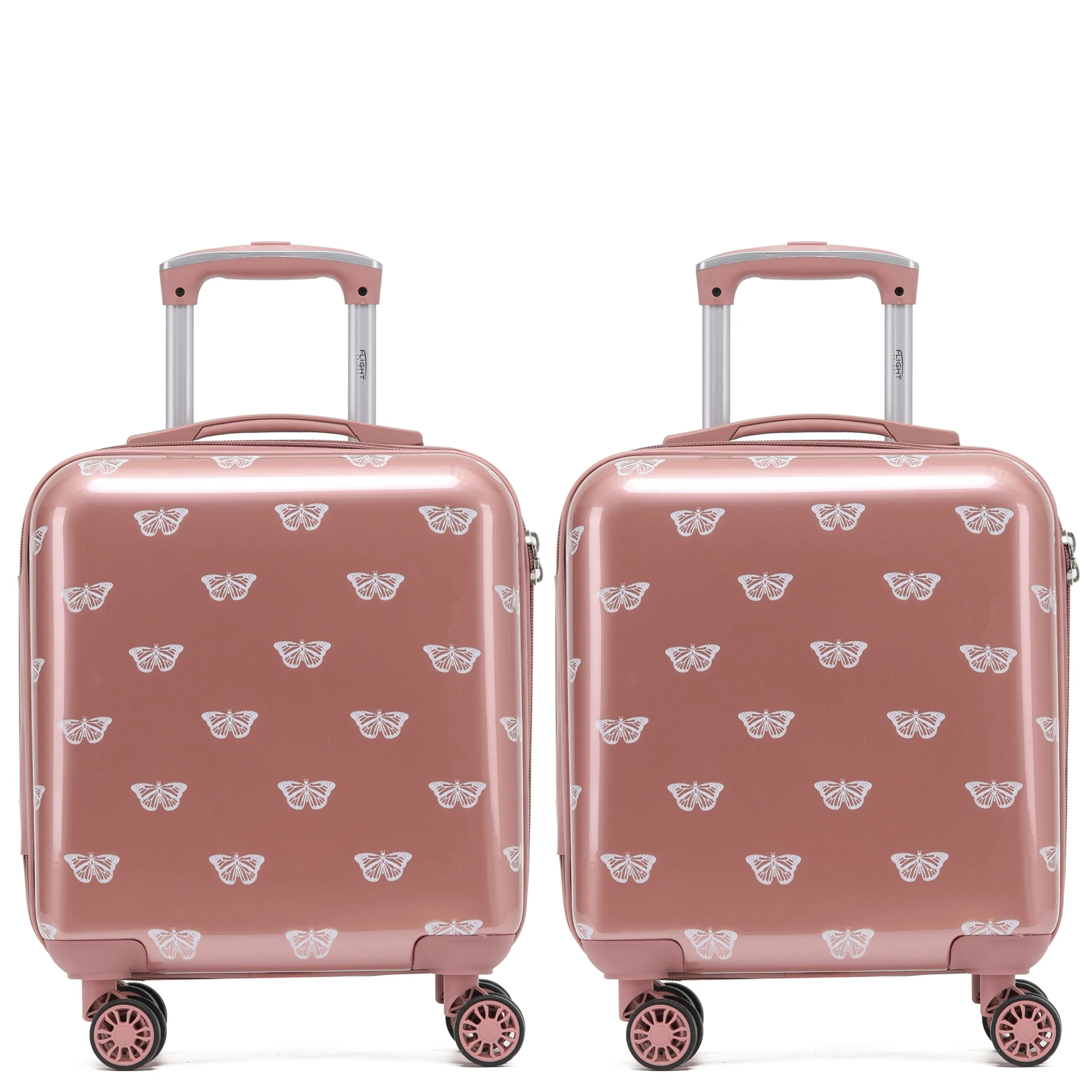 8 Wheel Hard Case Suitcases TSA Lock - Underseat Overhead Cabin & Large Check-in