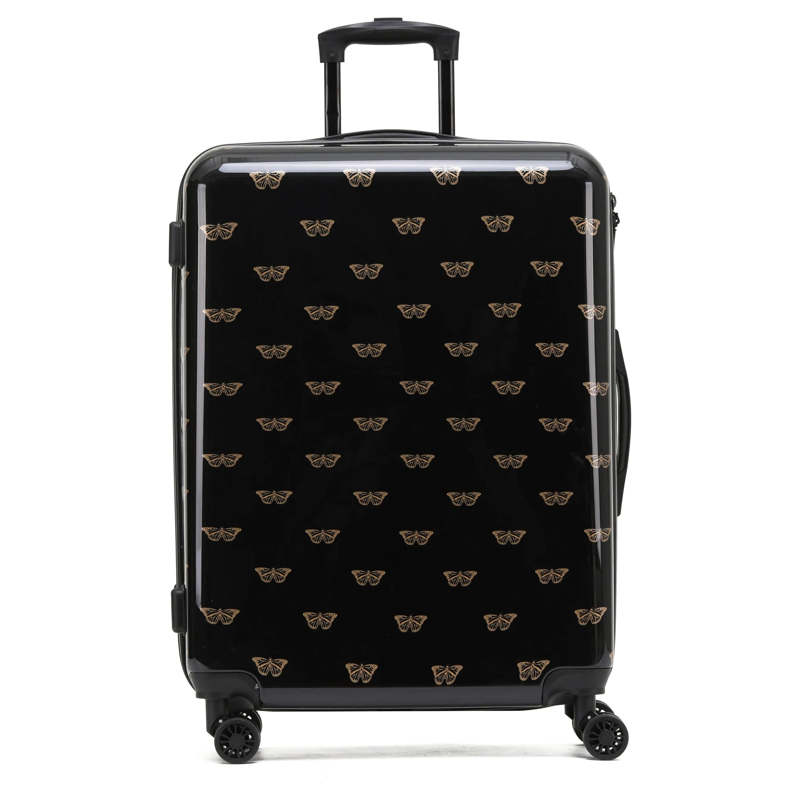 8 Wheel Hard Case Suitcases TSA Lock - Underseat Overhead Cabin & Large Check-in