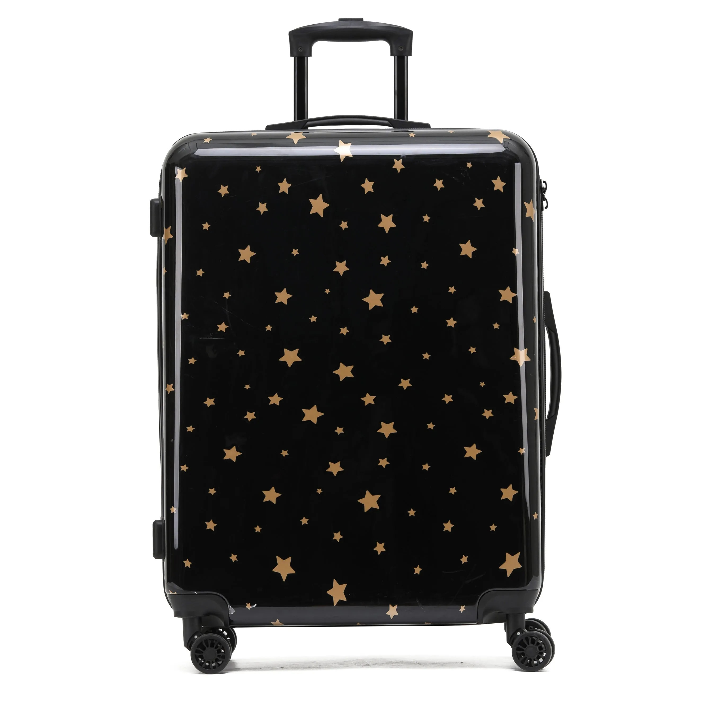 8 Wheel Hard Case Suitcases TSA Lock - Underseat Overhead Cabin & Large Check-in