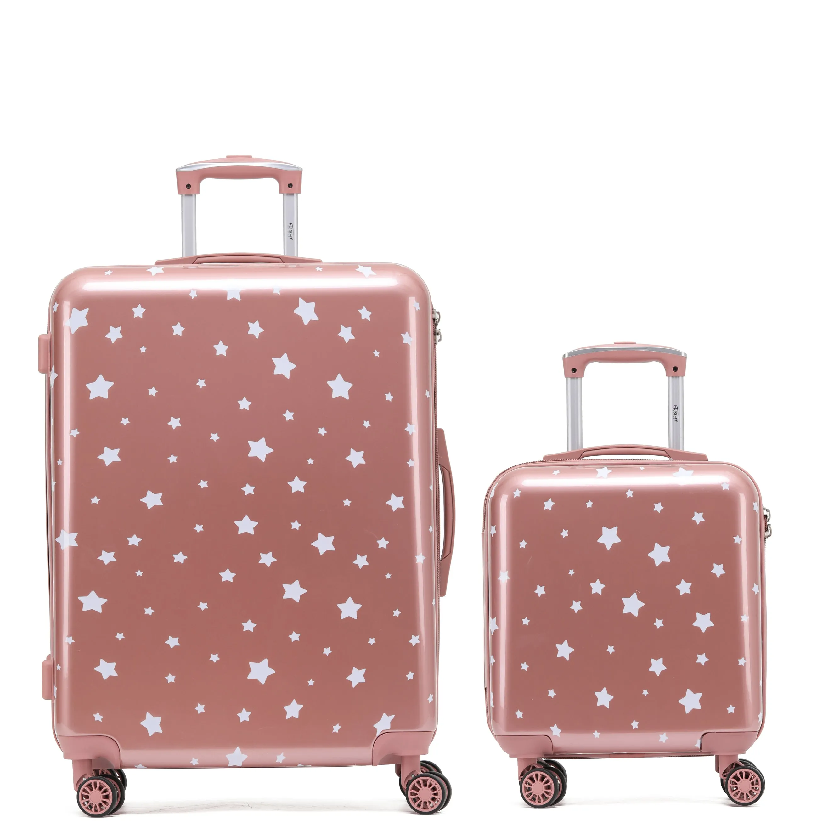 8 Wheel Hard Case Suitcases TSA Lock - Underseat Overhead Cabin & Large Check-in