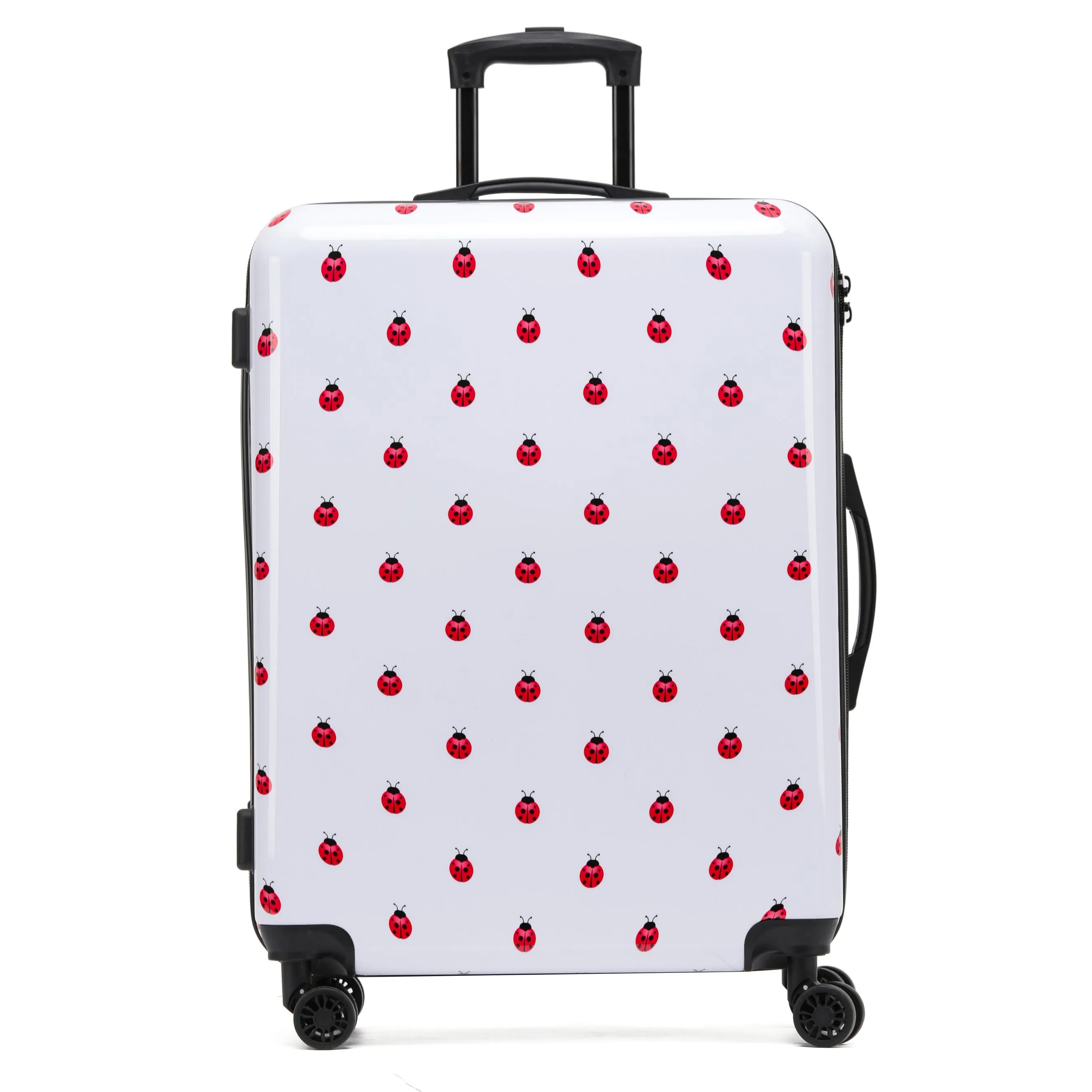 8 Wheel Hard Case Suitcases TSA Lock - Underseat Overhead Cabin & Large Check-in