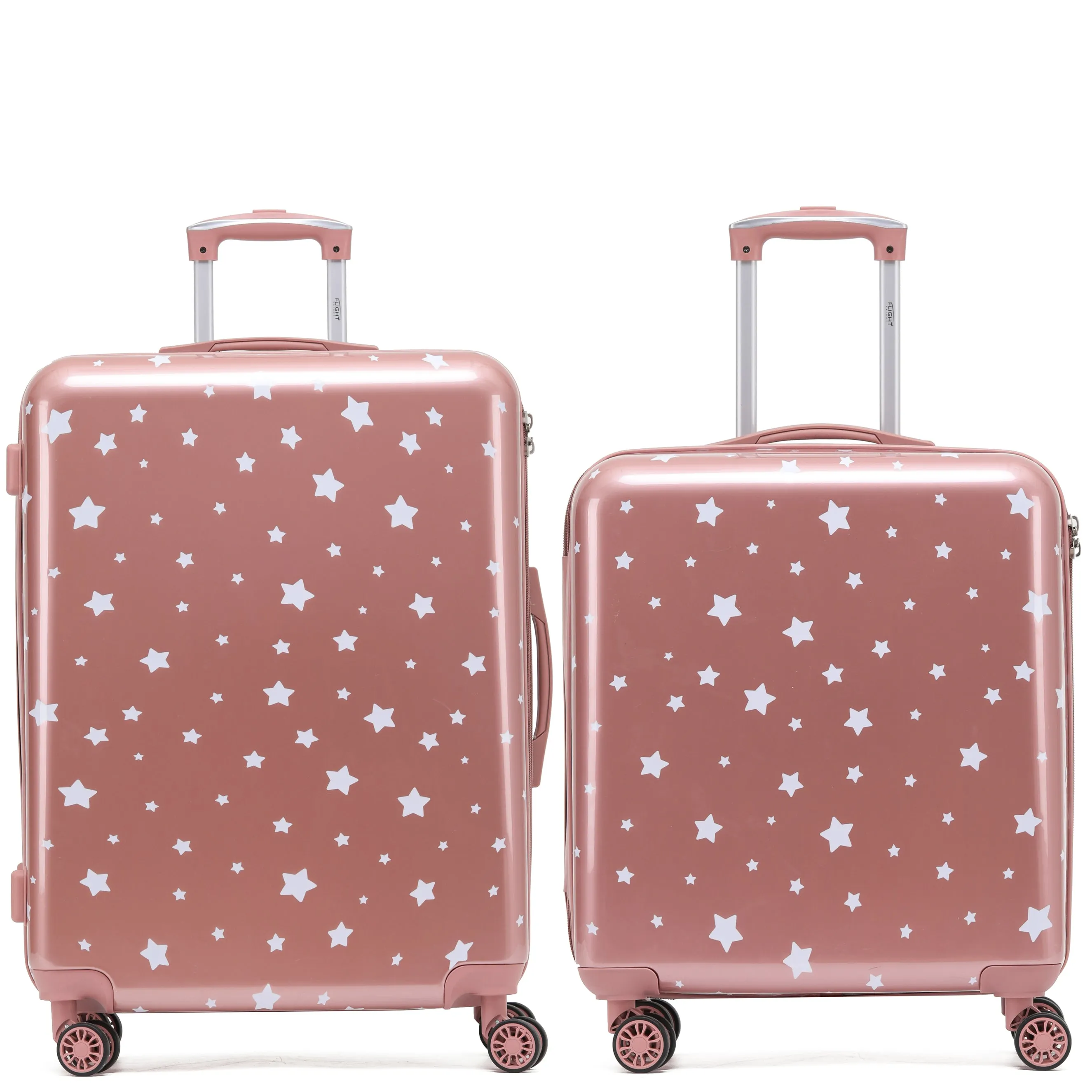 8 Wheel Hard Case Suitcases TSA Lock - Underseat Overhead Cabin & Large Check-in