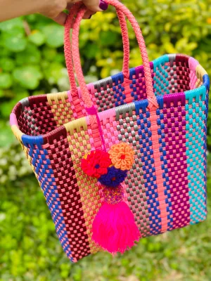 Arcoíris Corazón Tote
