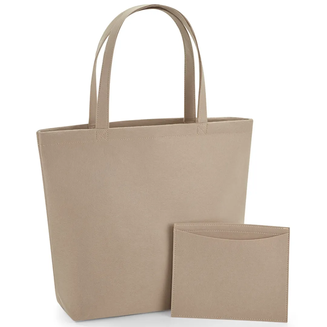 BagBase Felt Shopper