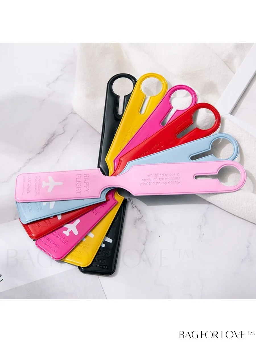BagForLove - Flight-Ready Luggage Tag: Travel Baggage Label for Suitcases, Briefcases, and Handbags