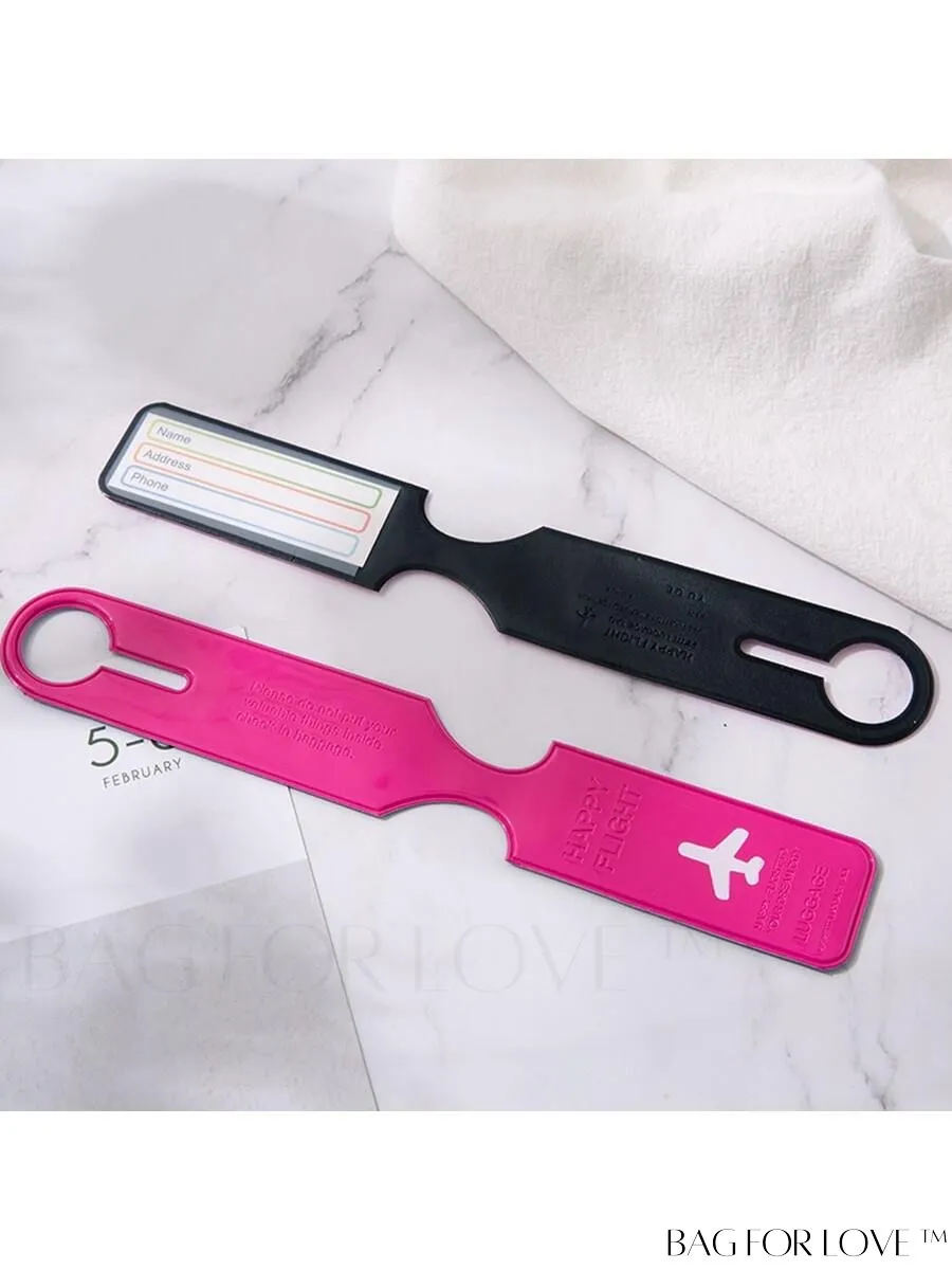 BagForLove - Flight-Ready Luggage Tag: Travel Baggage Label for Suitcases, Briefcases, and Handbags