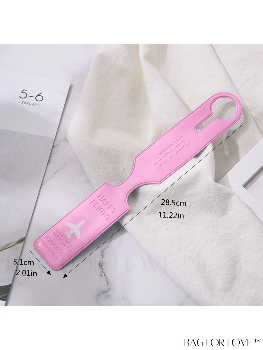 BagForLove - Flight-Ready Luggage Tag: Travel Baggage Label for Suitcases, Briefcases, and Handbags