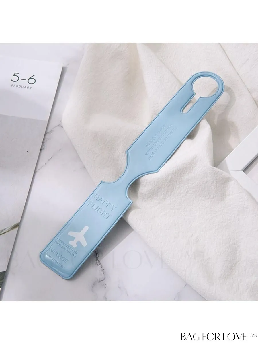 BagForLove - Flight-Ready Luggage Tag: Travel Baggage Label for Suitcases, Briefcases, and Handbags