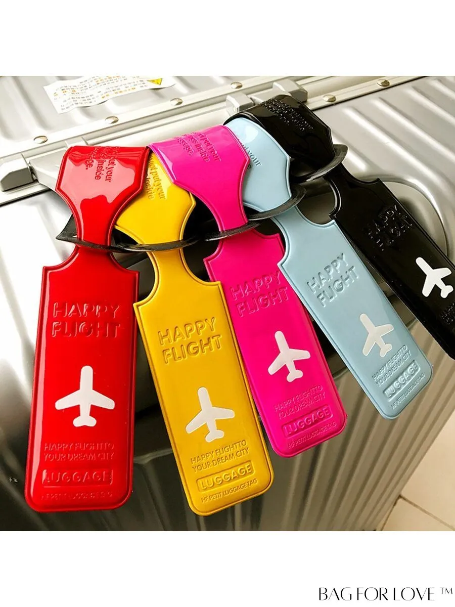 BagForLove - Flight-Ready Luggage Tag: Travel Baggage Label for Suitcases, Briefcases, and Handbags