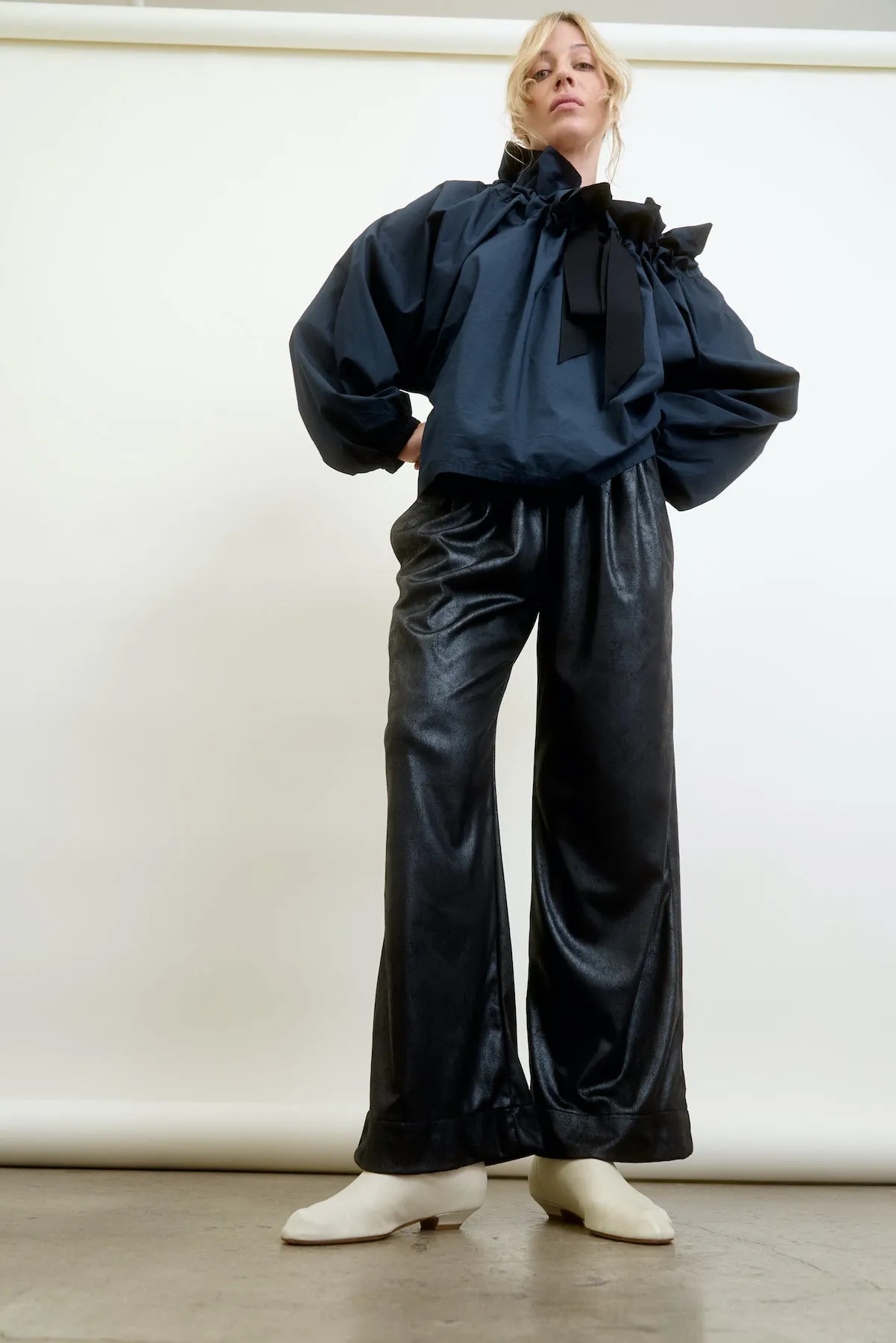 BEAUTIFUL MESS | navy poplin