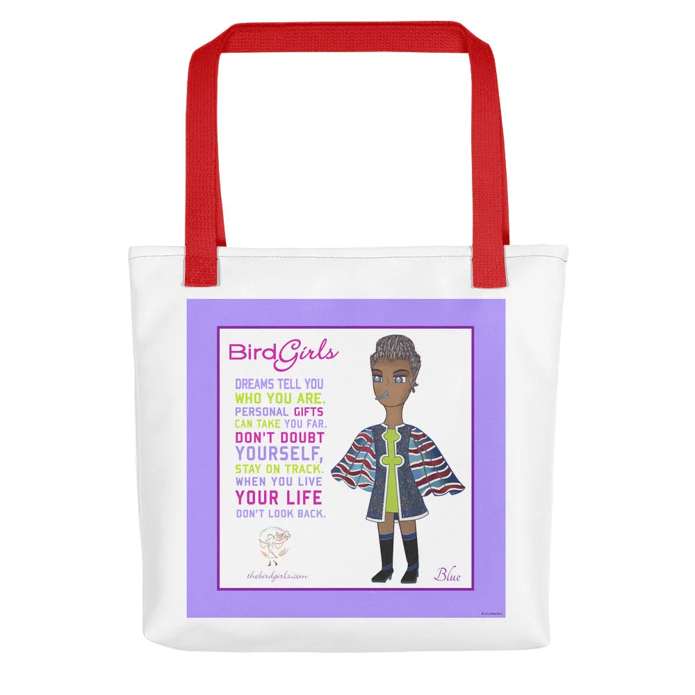 Blue Tote bag