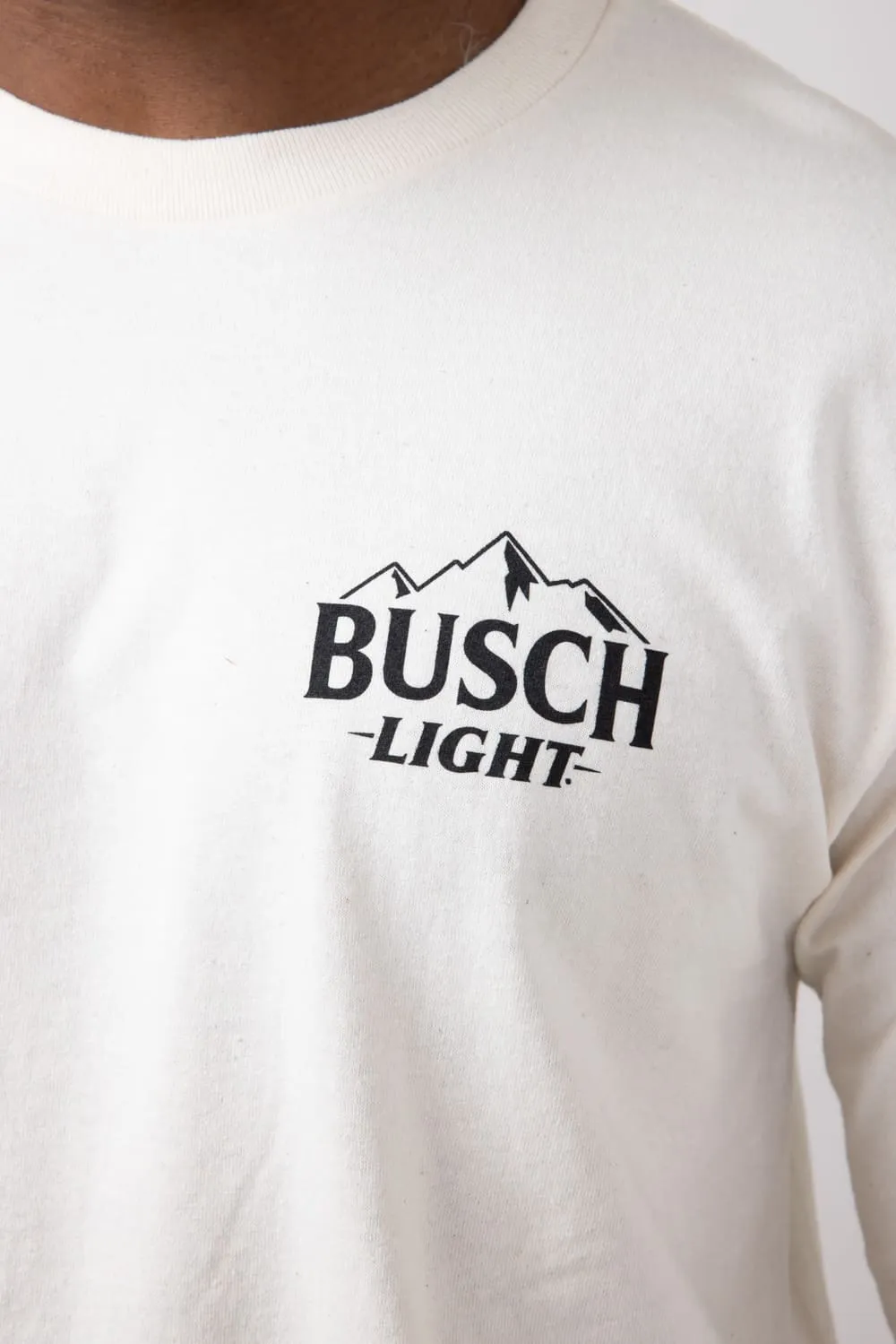 Brew City Buck Hunting Camo Long Sleeve T-Shirt for Men in Cream | 16868-112A-CREAM