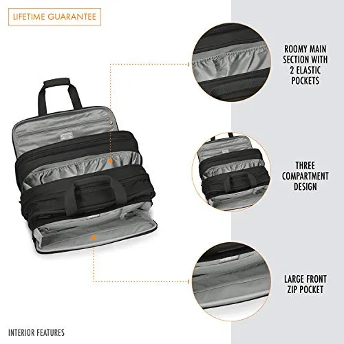 Briggs & Riley Baseline-Expandable Cabin Bag, Black, One Size