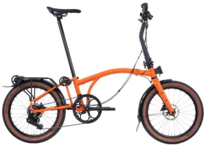 Brompton G Line with Rack Large Folding Bike - Adventure Orange
