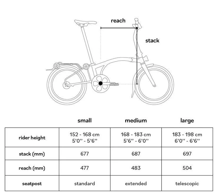 Brompton G Line with Rack Large Folding Bike - Forest Green