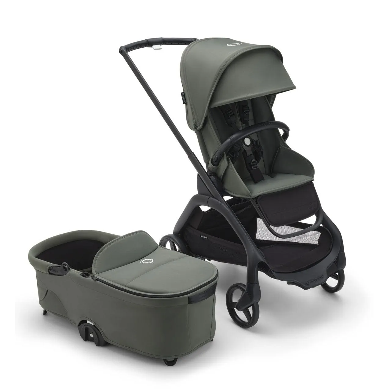 Bugaboo Dragonfly Pushchair Ultimate (Cloud T Plus) Bundle - Forest Green