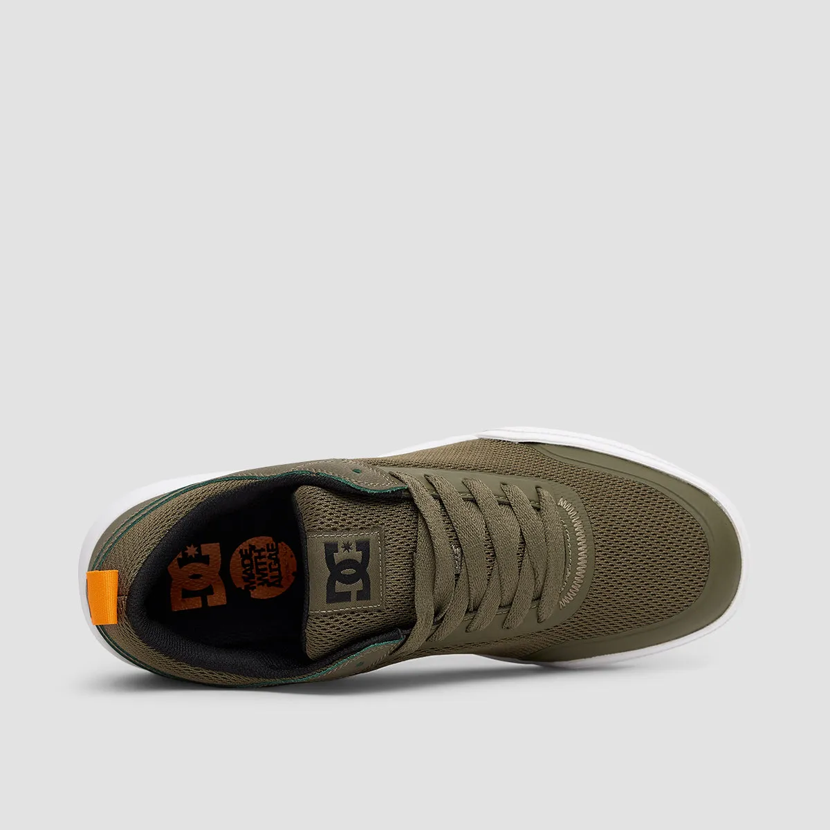DC Transit Shoes - Olive/White
