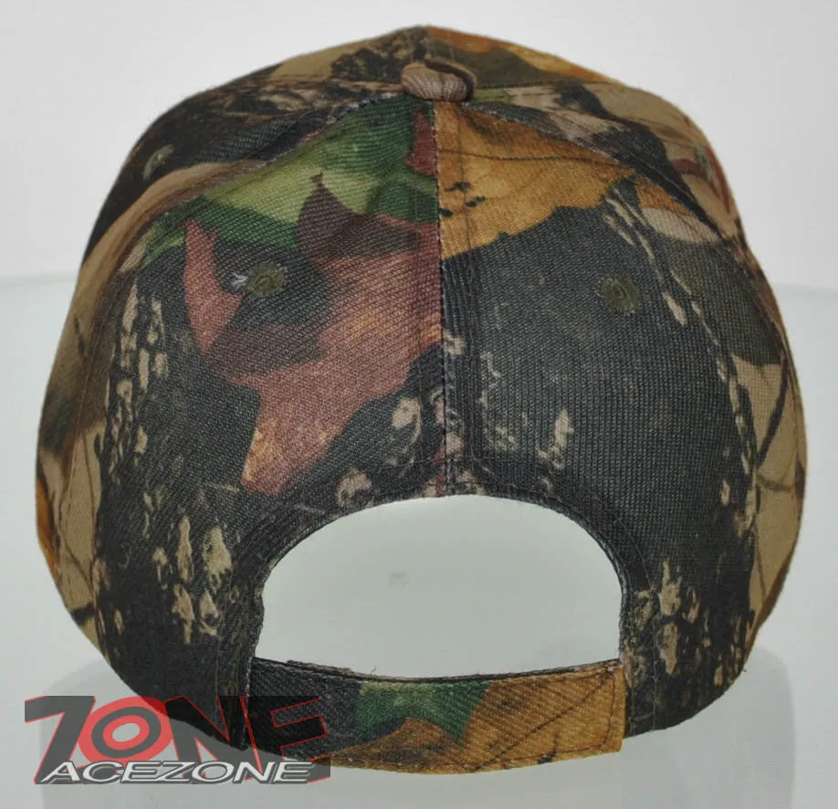 DEER BUCK OUTDOORS HUNTING S. FLAME CAP HAT N1 ALL CAMO