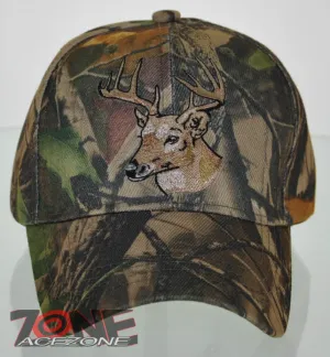 DEER BUCK OUTDOORS HUNTING S. FLAME CAP HAT N1 ALL CAMO