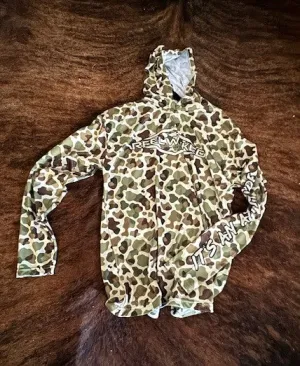 Duck Camo Hoodie Green