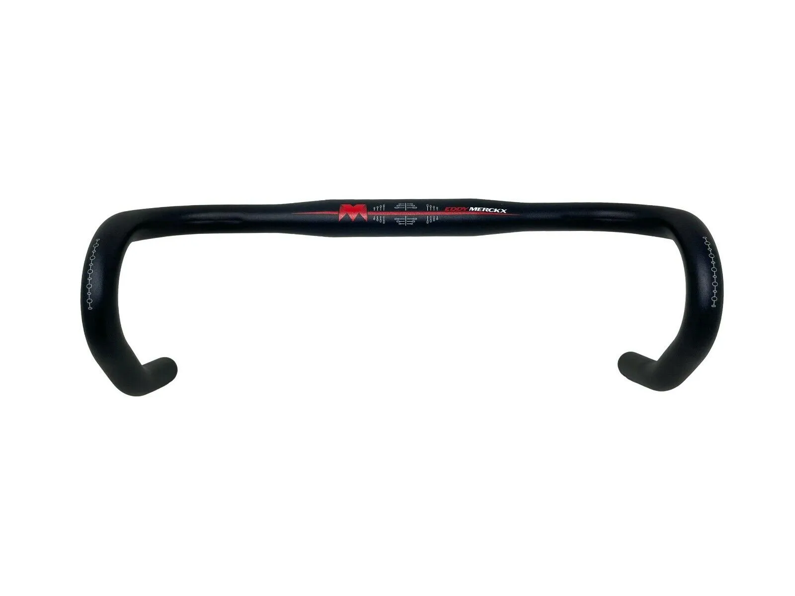 Eddy Merckx Anatomic Alloy Dropbars - 31.8mm - 400mm or 420mm - Black