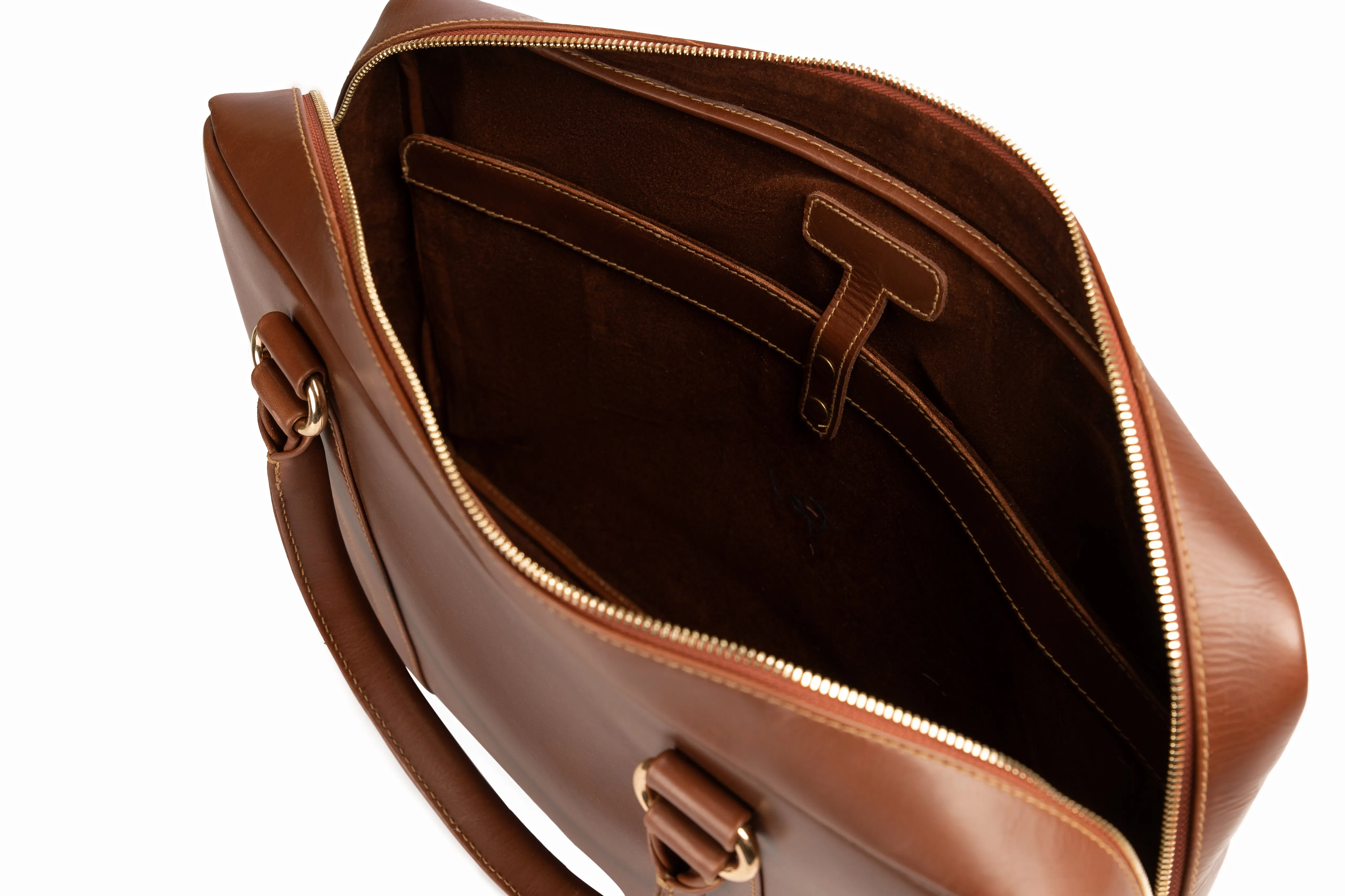 Elysium Brown Briefcase