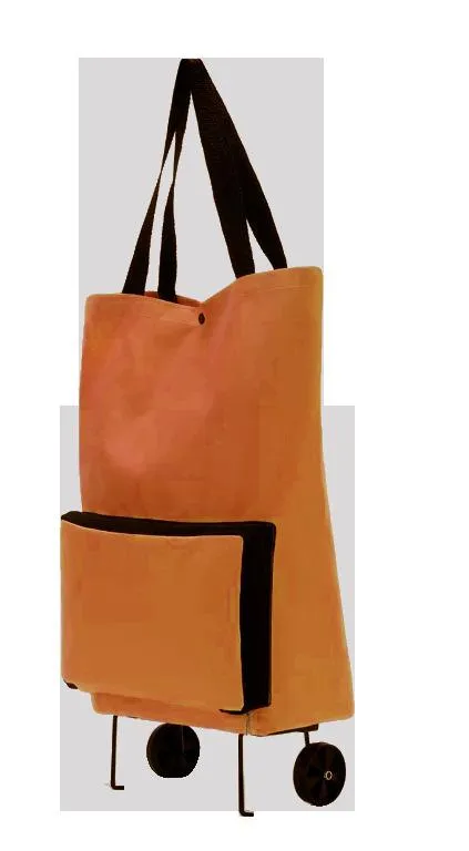 Foldable Shopping Trolley Bag With Wheels