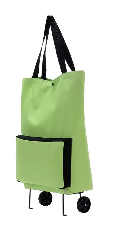 Foldable Shopping Trolley Bag With Wheels