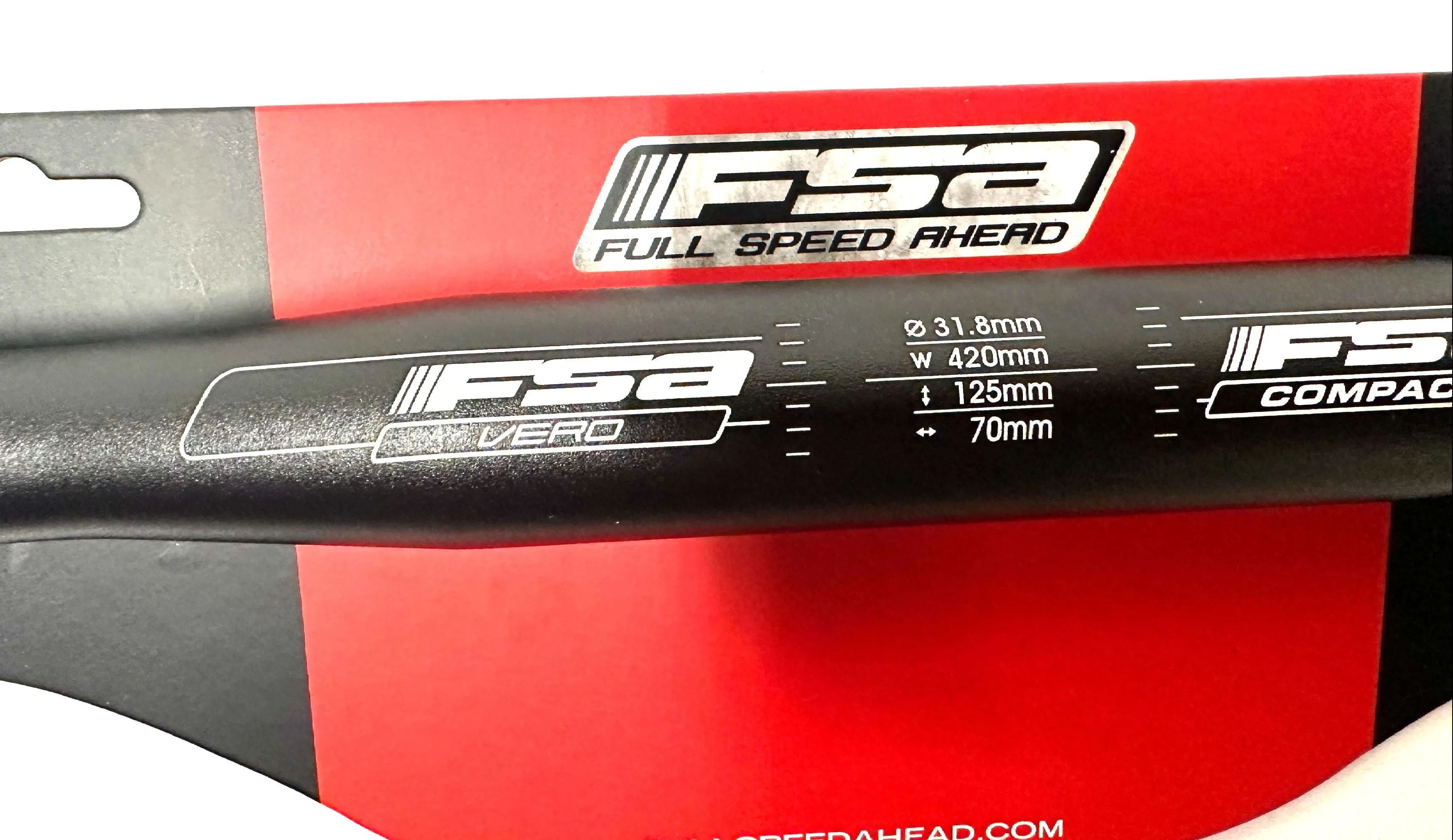 FSA Vero Compact Road Alloy Road Bike Handlebar 31.8mm 42cm New