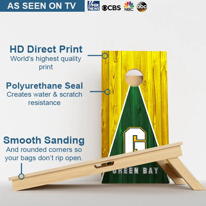 Green Bay Wisconsin Football Professional Cornhole Boards