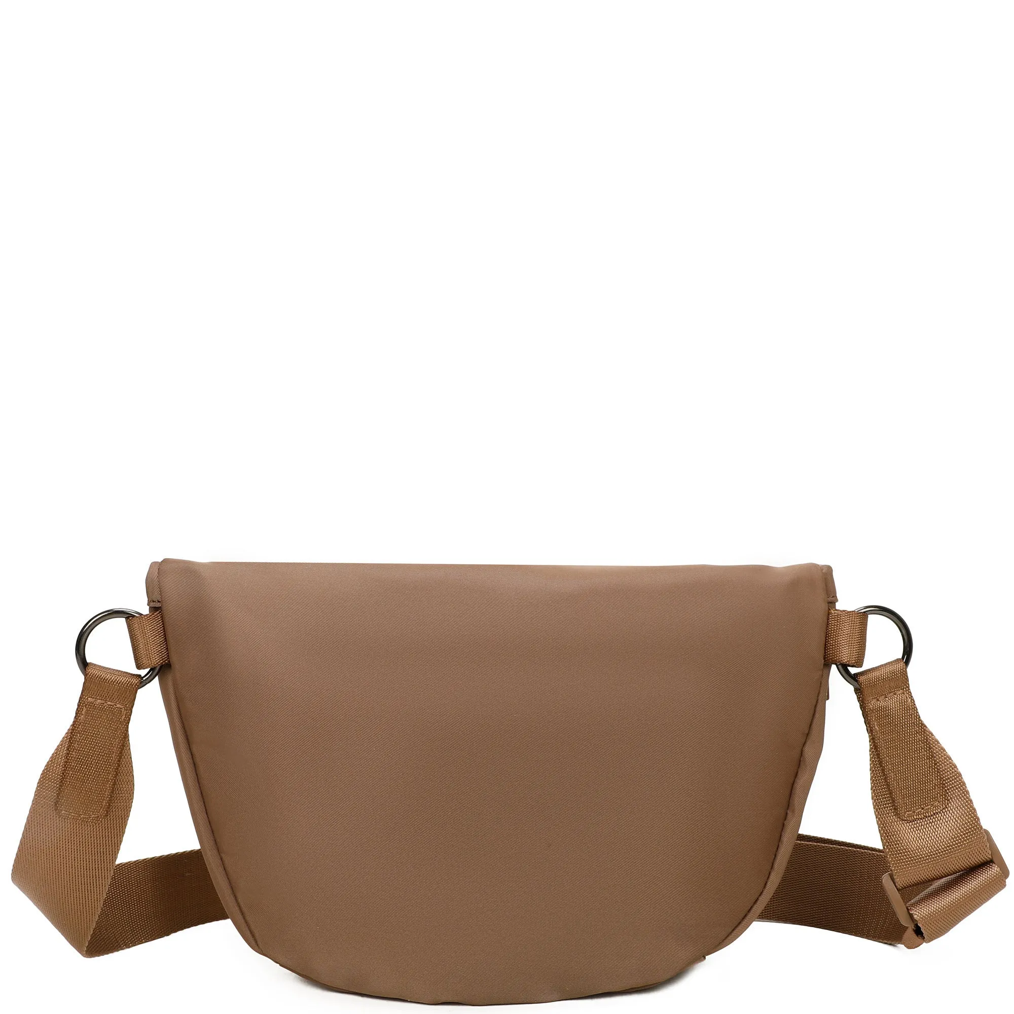 Hailey's Large Half Circle Nylon Bum Fanny Bag - Caramel