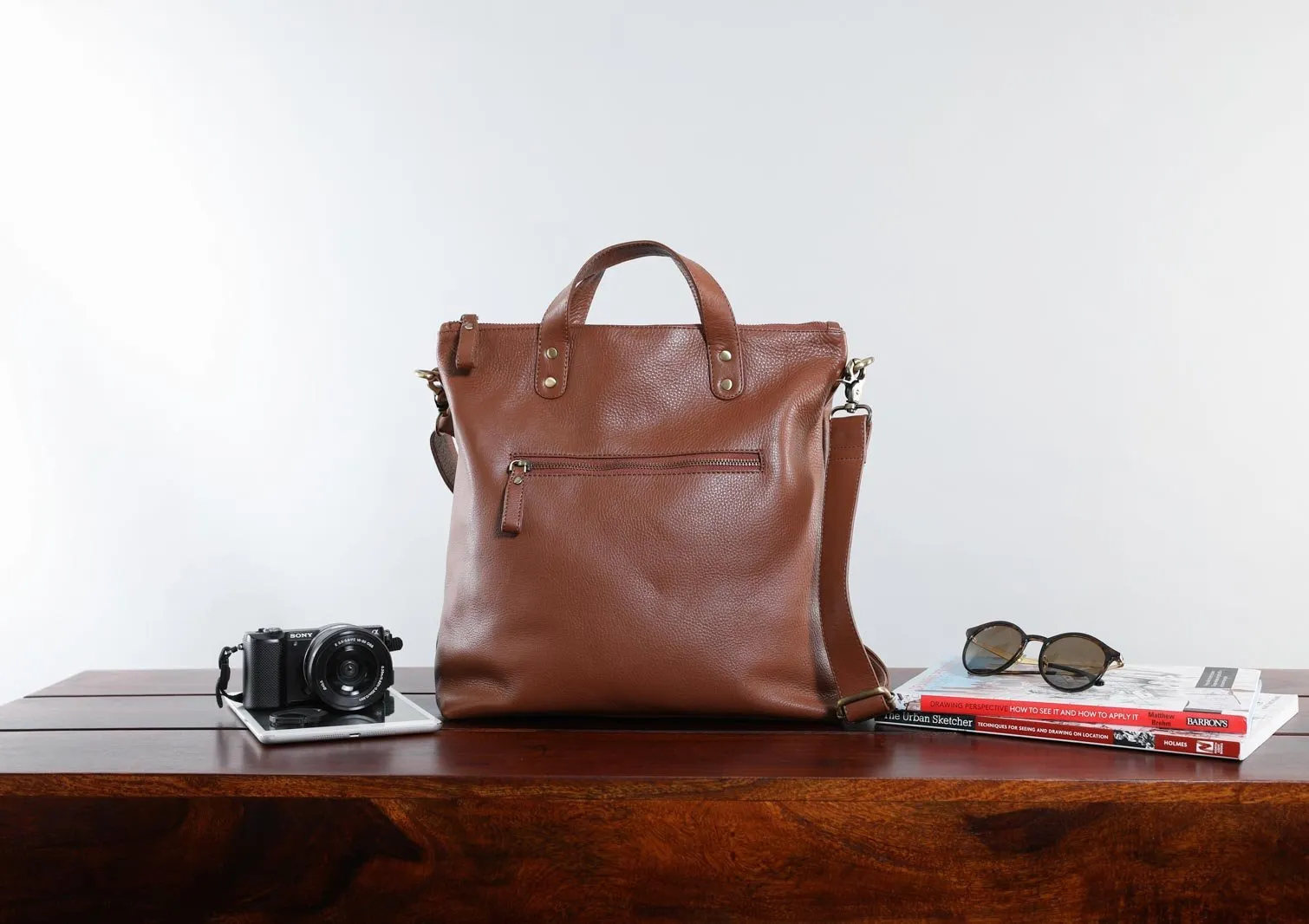 Hana Satchel in Dark Brown