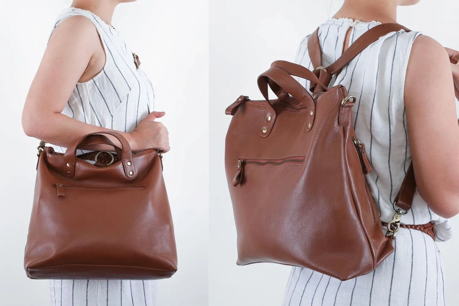 Hana Satchel in Dark Brown