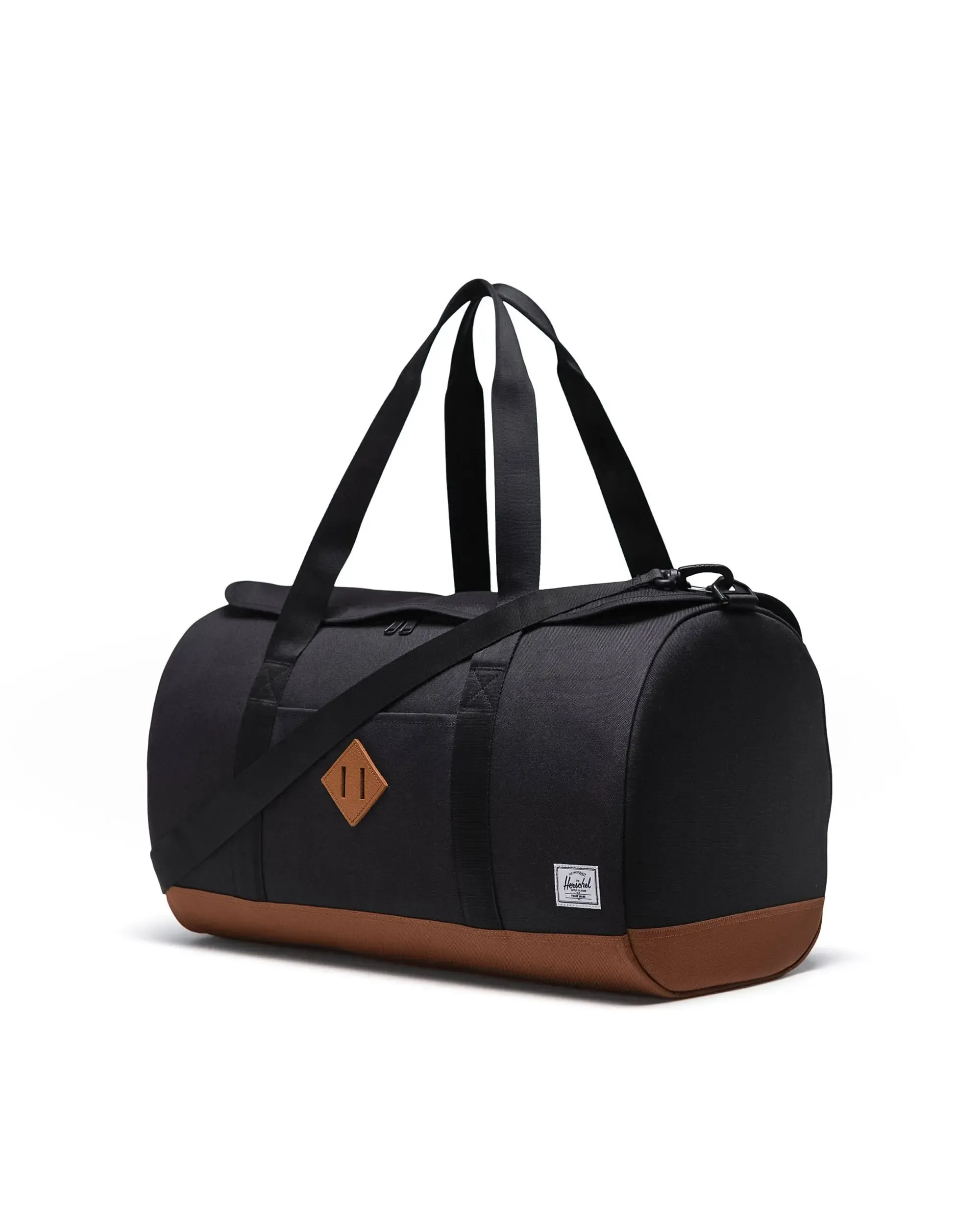 Herschel Heritage™ Duffle - 40L - Black/Saddle Brown