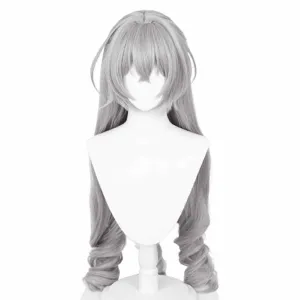 Honkai: Star Rail Bronya Cosplay Wig Heat Resistant Synthetic Hair Carnival Halloween Party Props