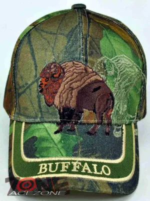 HUNTER BUFFALO OUTDOOR SPORTS CAP HAT CAMO CAMO