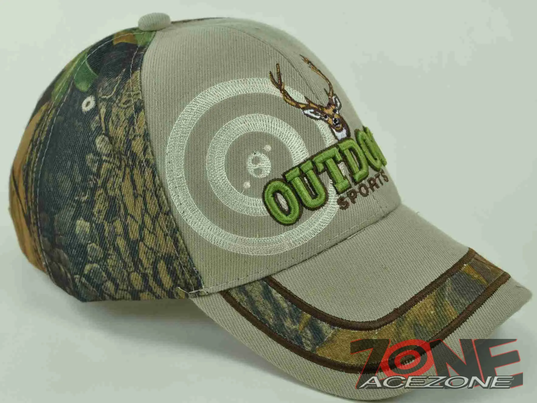 HUNTER HUNT DEER BUCK OUTDOOR SPORTS CAP HAT TAN CAMO