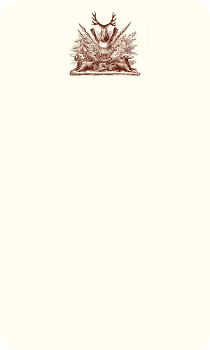 Hunting Crest Thinking Card
