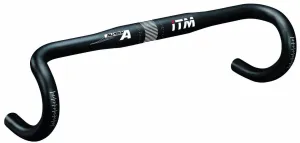 ITM AluTech 7075 Alloy Road Handlebar - 420mm - Black